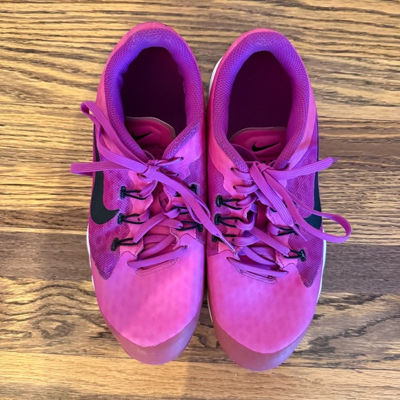 Nike Fuchsia and Black Tennis Shoes - Picture 3 of 5